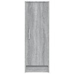 vidaXL Meuble à chaussures Sonoma gris 32x35x92 cm Bois d'ingénierie