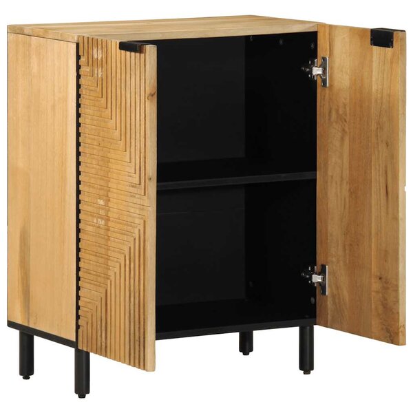 vidaXL Buffet marron 60x33x75 cm bois massif de manguier