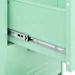 vidaXL Armoire de rangement Vert menthe 42 5x35x101 5 cm Acier