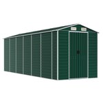 vidaXL Abri de jardin vert 191x555x198 cm acier galvanisé