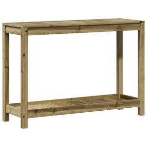 vidaXL Table de rempotage avec étagère 108x35x75 cm bois pin imprégné