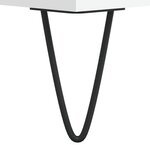 vidaXL Table basse blanc 104x60x35 cm bois d'ingénierie
