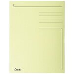 Chemise Imprimée 3 rabats 280g FOREVER Jaune pastel EXACOMPTA