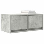 vidaXL Meubles TV 2 Pièces gris béton 60x31x25 5 cm bois d'ingénierie