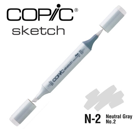 Marqueur à l'alcool Copic Sketch N2 Neutral Gray No.2