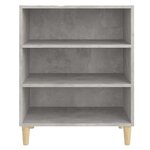 vidaXL Buffet gris béton 57x35x70 cm bois d'ingénierie