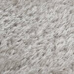 vidaXL Tapis Shaggy 160 x 230 cm Gris