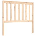 vidaXL Tête de lit 106x6x101 cm Bois massif de pin