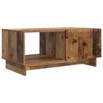 vidaXL Table basse Bois ancien 90 x 50 x 40 cm Bois d'ingénierie