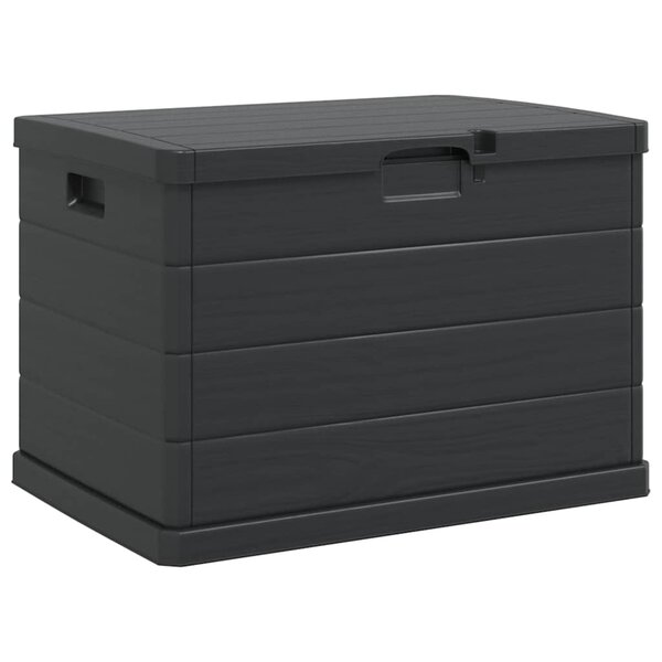 vidaXL Boîte de Rangement de Jardin Anthracite 77 5 x 54 5 x 53 cm