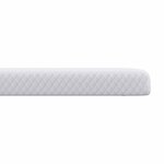 vidaXL Surmatelas Blanc 200 x 200 x 5 cm Tissu Jacquard