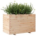 vidaXL Jardinière 110x60x72 cm bois de pin massif