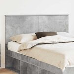 vidaXL Tête de lit Gris béton 150 cm Bois d'ingénierie
