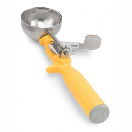 Cuillère à glace couleur jaune ø 5 2 cm - pujadas -  - inox0.481