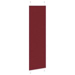 vidaXL Store plissé rouge bordeaux 60x200 cm largeur du tissu 59 4 cm