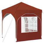 vidaXL Tente de fête pop-up 192 x 192 x 245 cm Terre cuite