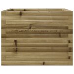vidaXL Jardinière 60x60x46 cm bois de pin imprégné
