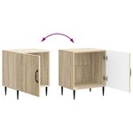 vidaXL Cabinet de chevet Chêne Sonoma 43 x 34 5 x 50 cm
