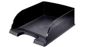 Corbeille à courrier PLUS JUMBO Hauteur 103mm Noir LEITZ