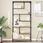 vidaXL Bibliothèque chêne sonoma 81x36x176 cm bois d'ingénierie