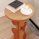 vidaXL Table d'appoint Marron cire 39.5 x 39.5 x 53.5 cm