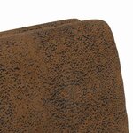 vidaXL Chaises de salle à manger 2 Pièces Marron 57 x 67 x 95 cm