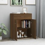 vidaXL Buffet Chêne marron 60x30x75 cm Bois d'ingénierie