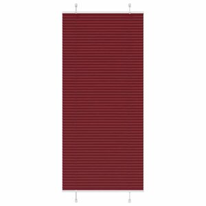 vidaXL Store plissé rouge bordeaux 85x200 cm largeur du tissu 84 4 cm