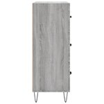 vidaXL Buffet sonoma gris 69 5x34x90 cm bois d'ingénierie