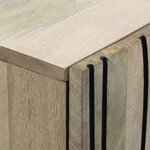 vidaXL Ensemble de mobilier de salle de bain avec tiroir 3 Pièces Blanc