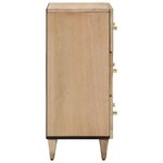 vidaXL Armoire latérale 60x33x75 cm bois massif de manguier