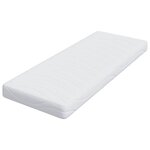 vidaXL Matelas Blanc 70 x 200 cm Mousse à mémoire de gel
