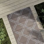 vidaXL Tapis d'extérieur marron 80x250 cm PP