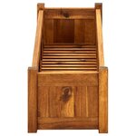 vidaXL Lit surélevé de jardin Bois d'acacia 100x30x25 cm