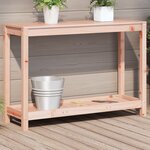 vidaXL Table de rempotage et étagère 108x35x75 cm bois massif douglas
