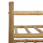 vidaXL Étagère à vin Naturel 32 5 x 29 5 x 72 cm Bambou