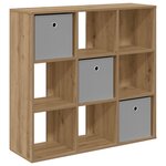 vidaXL Buffet Chêne artisanal 88 5 x 29 x 84 5 cm