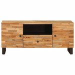 vidaXL Meuble TV Marron 105 x 33 x 46 cm Bois de mangue massif