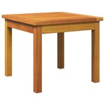 vidaXL Table d'appoint Marron Bois d'acacia massif