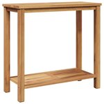 vidaXL Table basse Marron 85 x 35 x 75 cm Bois de teck solide
