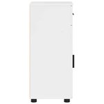 vidaXL Cabinet de salle de bain Blanc brillant 30 x 35 x 80 cm