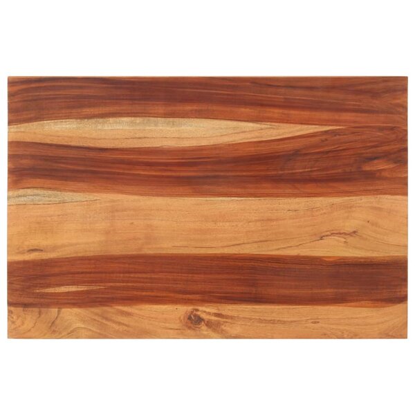 vidaXL Dessus de table Bois solide 25-27 mm 60x90 cm