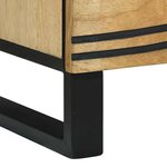 vidaXL Meuble TV Marron 100 x 33 x 46 cm bois de manguier massif