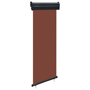 vidaXL Auvent latéral de balcon 65x250 cm Marron