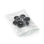 Sachet plastique zip 50  recyclé transparent 60 microns raja 10x25 cm (lot de 1000)