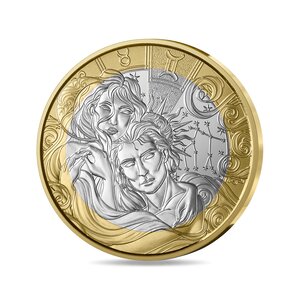 Signes astros - Gémeaux Monnaie de 5€ métal commun