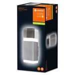 ENDURA STYLE CRYSTAL WALL UPDOWN Applique Extérieure 9w=800lm - Acier Inoxydable