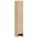 vidaXL Buffet avec LED chêne sonoma 36x32 5x200 cm bois d'ingénierie