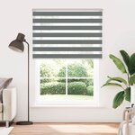 vidaXL Store zèbre gris foncé largeur du tissu 150 9 cm polyester