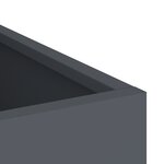 vidaXL Cache-pot de jardin Anthracite 50 x 32 x 40 cm